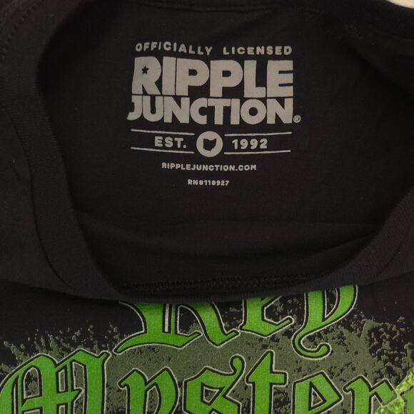 WWE Ray Mysterio Ripple Junction Graphic Short Sleeve T Shirt Mens Size L Black - Picture 3 of 9